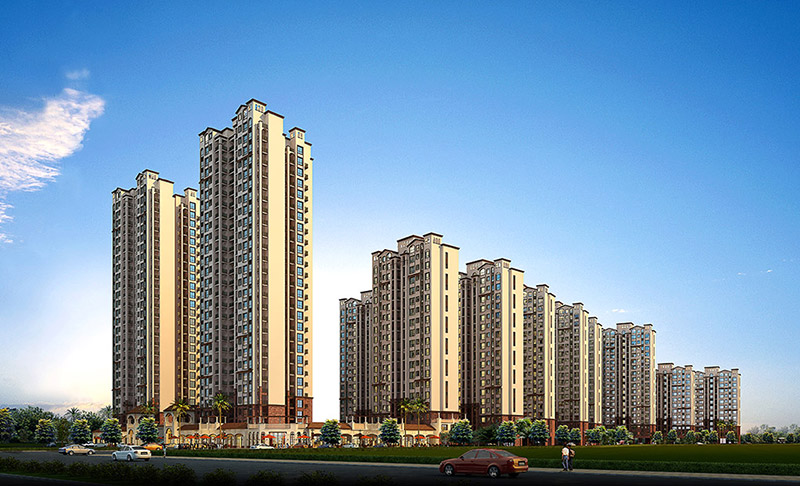 住宅小區(qū)建筑設計圖片