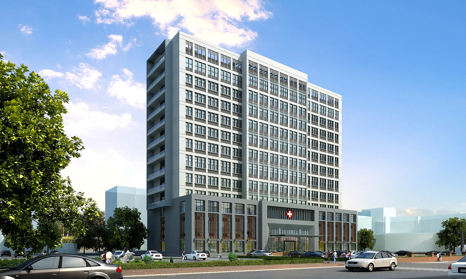 醫(yī)院住院大樓建筑設計案例2