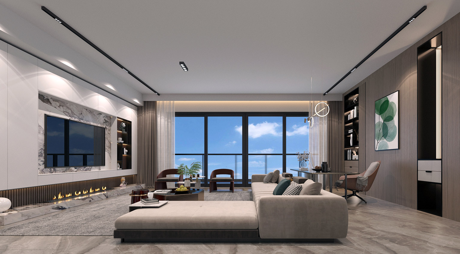 住宅小區室內裝修設計案例1